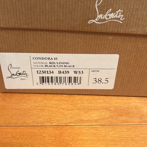 Condora red sold pumps size 38.5 Christian louboutin - Picture 7 of 9